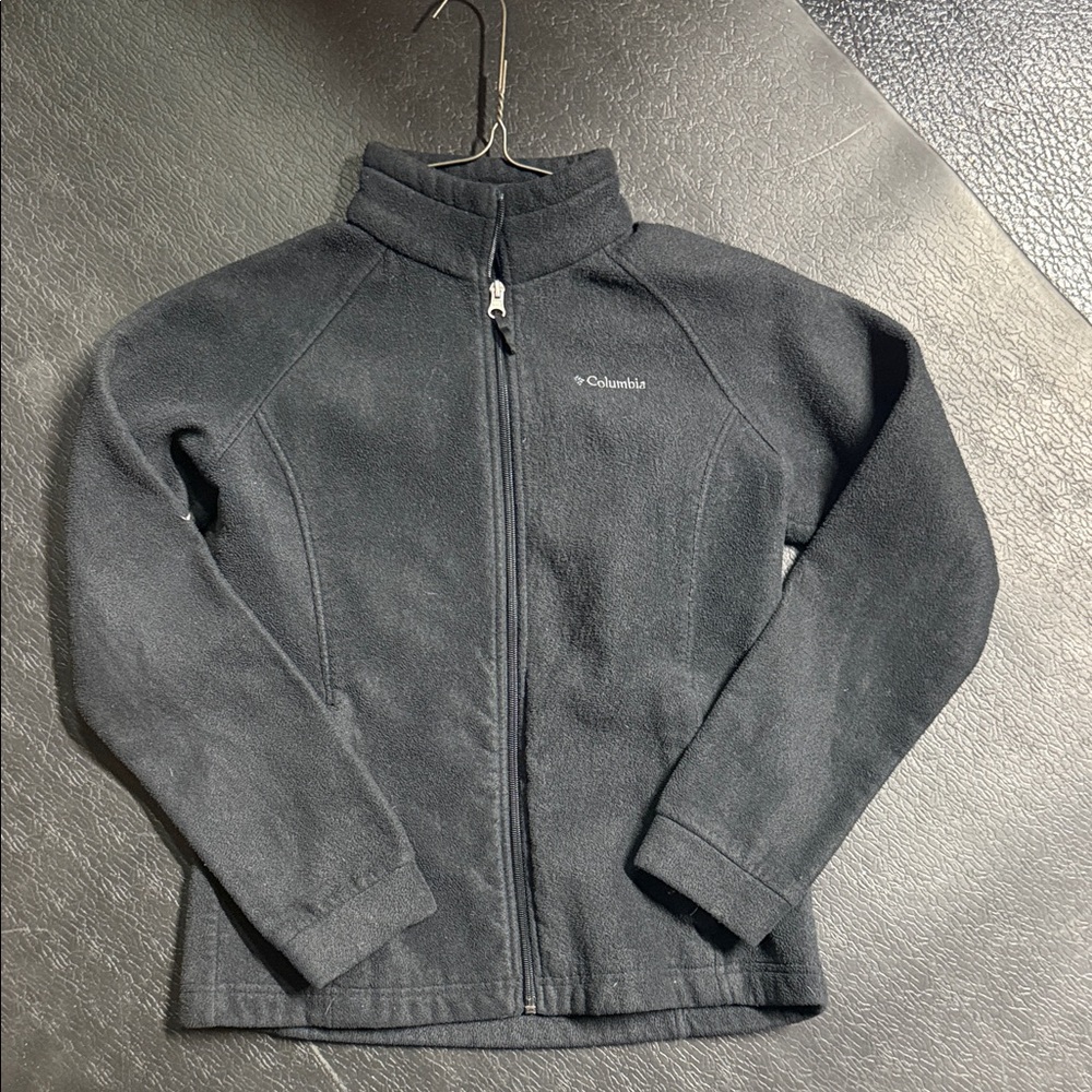 Columbia Charcoal Full-Zip Fleece Jacket